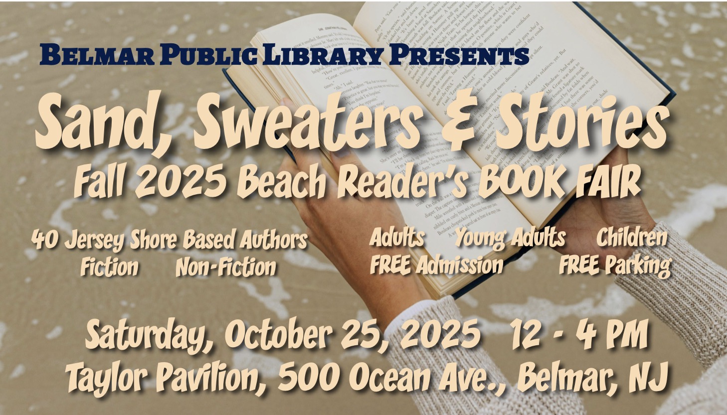 Sand, Sweaters & Stories – The 2025 Fall Beach Reader’s Book Fair