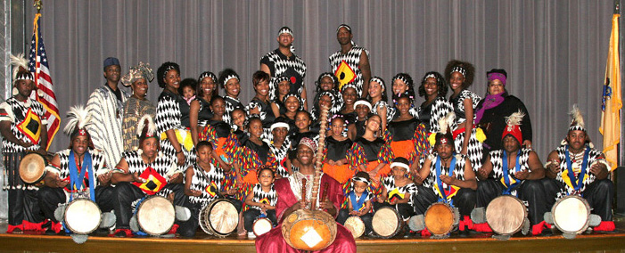 Universal African Dance and Drum Ensemble group photo