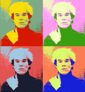 Warhol self-portrait
