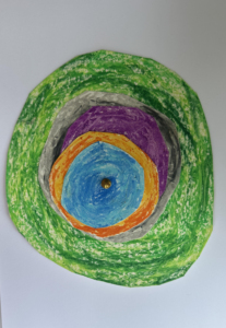 sample studio project for Kandinsky class, Circles in a Circle