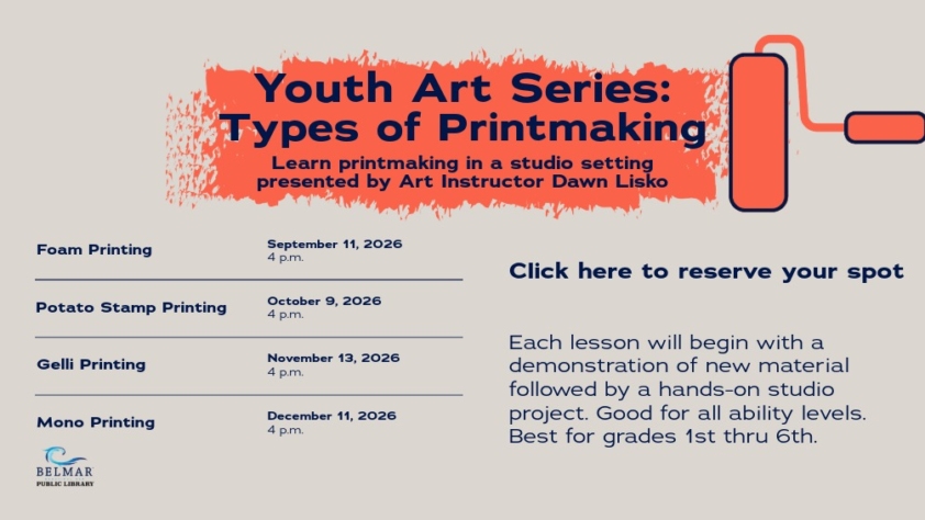 Youth Art Series: Types of Printmaking