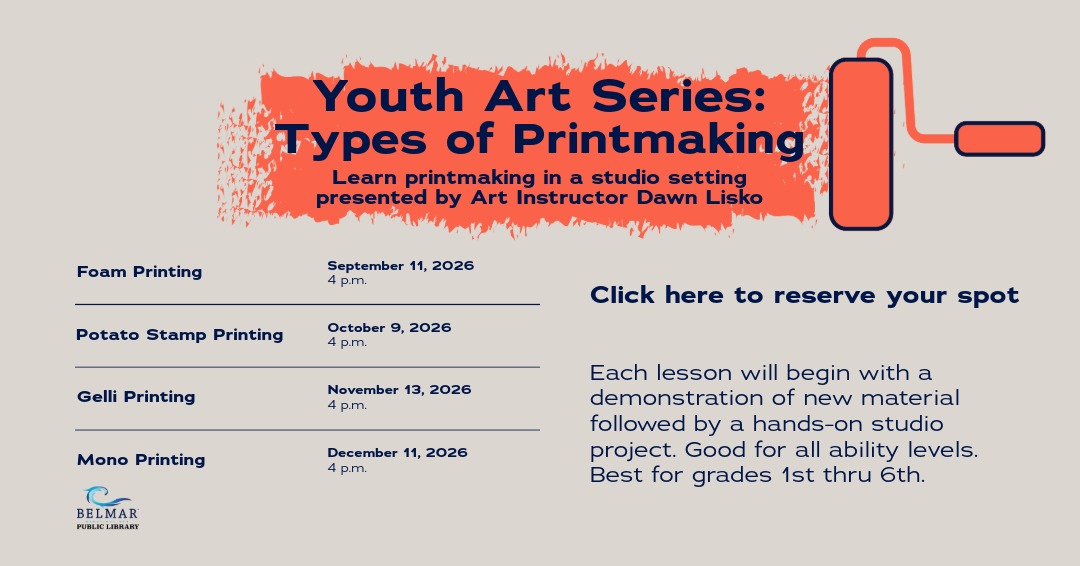 Youth Art Series: Types of Printmaking